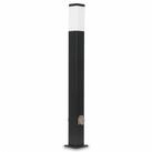 Grafner Au&szlig;en-Stehlampe Wegleuchte Standleuchte 100cm WL10799 mit 2 Steckdosen, ohne
