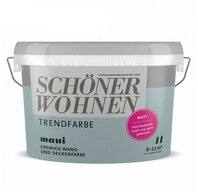 SCH&Ouml;NER WOHNEN FARBE Wandfarbe SW Trend Wandfarbe matt 1,0L Maui 6650