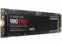 Samsung 980 PRO interne SSD (500 GB) 6900 MB/S Lesegeschwindigkeit, 5000 MB/S