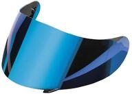 AGV Motorradhelm-Visier AGV K6 Sonnenvisier verspiegelt blau, motorradhelm...