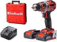 Einhell Akku-Bohrschrauber TE-CD 18/50 Li BL, mit 2 Akkus 18V/2,0Ah, Ladeger&auml;t...