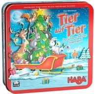 Haba Spiel HABA Tier auf Tier &ndash; Das weihnachtliche Stapelspiel