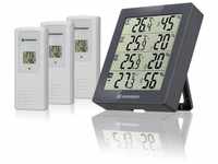 BRESSER Hygrometer ClimaTrend Hygro Quadro - Thermo- und Hygrometer