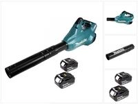 Makita Akku-Laubbl&auml;ser DUB 362 M 2x18 Volt Akku Laubbl&auml;ser Akku-Gebl&auml;se + 2x 4 Ah