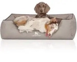 Knuffelwuff Tierbett Hundebett Scottsdale, Schaumstoffflocken grau 85 cm x 120 cm