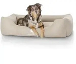 Knuffelwuff Tierbett Hundebett Finlay, Schaumstoffflocken beige 75 cm x 105 cm