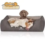 Knuffelwuff Tierbett Hundebett Outlander, Orthop&auml;disch grau 63 cm x 85 cm