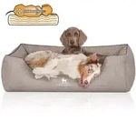 Knuffelwuff Tierbett Hundebett Tampa, Orthop&auml;disch grau 85 cm x 120 cm