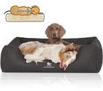 Knuffelwuff Tierbett Hundebett Columbia, Orthop&auml;disch schwarz 75 cm x 105 cm