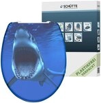 Sch&uuml;tte WC-Sitz Shark, Duroplast, mit Absenkautomatik und Schnellverschluss