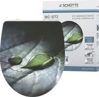 Sch&uuml;tte WC-Sitz Raindrop, Duroplast, mit Absenkautomatik und Schnellverschluss, High