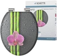 Sch&uuml;tte WC-Sitz Asia, mit Absenkautomatik und Holzkern, MDF