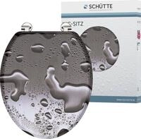 Sch&uuml;tte WC-Sitz Grey Steel, MDF-Holzkern