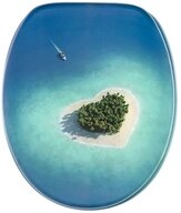 Sanilo WC-Sitz Dream Island, mit Absenkautomatik, hochwertig & modern,...