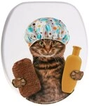 Sanilo WC-Sitz Shower Cat, mit Absenkautomatik