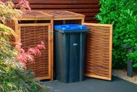 dobar M&uuml;lltonnenbox, 2x240l, BxTxH: 137x83x132 cm