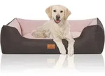 Knuffelwuff Tierbett Hundebett Luke, Schaumstoffflocken rosa 75 cm x 105 cm