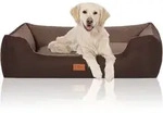 Knuffelwuff Tierbett Hundebett Luke, Schaumstoffflocken braun 75 cm x 105 cm