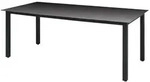 vidaXL Gartentisch 190 x 90 cm Garten-Esstisch Glas Aluminium 190x90x74 cm...