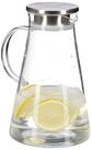 relaxdays Karaffe Glaskaraffe mit Deckel 1,8 Liter