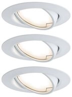 Paulmann LED Einbauleuchte LED Einbauleuchte Coin Basisset schwenkbar rund 90mm...