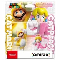 Nintendo Sammelfigur amiibo Katzen Mario Peach Super Mario Collection Cat...