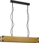 EGLO Pendelleuchte "HARBOROUGH", braun (schwarz, braun), 4, Leuchten, H&auml;ngeleuchte,