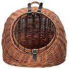 Aum&uuml;ller Tierreisekorb Katzenh&ouml;hle/Transportkorb aus Vollweide, lackiert, 50 cm