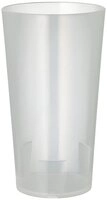 PAPSTAR Mehrwegbecher Mehrweg-Trinkbecher 0,3 l &Oslash; 7 cm, 13 cm transluzent 200...