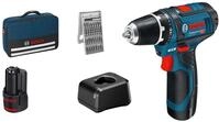 Bosch Professional Akku-Schrauber GSR 12V-15 Professional, mit 2 Akkus und...