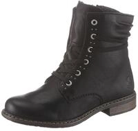 Rieker Schn&uuml;rboots, Winterboots, Blockabsatz, Stiefelette mit dezenter
