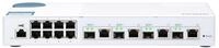 QNAP QSW-M408-4C - Switch - managed - 8 x 10/100/1000 + 4 x C 10 G-Bit SFP+