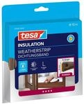 tesa Dichtband (Packung, 1-St., Gummidichtung L braun - 10 m x 9 mm x 5,5 mm)...