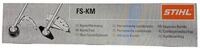 STIHL Benzin-Rasentrimmer STIHL Rasentrimmer Kombi FS-KM mit Grasschneideblatt