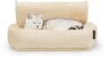 lionto Katzenliege f&uuml;r Heizk&ouml;rper mit Metallhaken, Pl&uuml;sch, abnehmbarer Bezug,