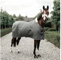 Kentucky Horsewear Pferde-Stalldecke Kentucky Horsewear Stalldecke 400g - gr&uuml;n/grau