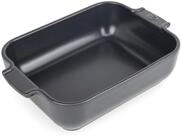 PEUGEOT Auflaufform APPOLIA Keramik 25cm Rechteckig Schiefergrau Backo, Keramik,