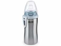 NUK Babyflasche NUK Active Cup Trinklernflasche, Edelstahl 215ml, 12+Monate