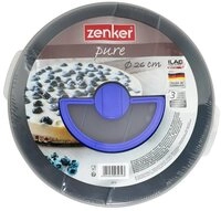 Zenker Springform Pure mit Haube und Tragegriff 26 cm