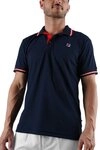Fila Poloshirt Piro navyblau/rot Herren