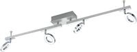 EGLO LED Deckenspots CARDILLIO, LED fest integriert, Warmwei&szlig;, Deckenspot aus Alu,