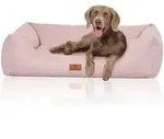Knuffelwuff Tierbett Hundebett Emma, Schaumstoffflocken rosa 85 cm x 120 cm