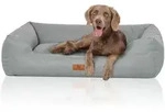 Knuffelwuff Tierbett Hundebett Emma, Schaumstoffflocken blau 75 cm x 105 cm