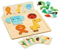 DJECO Spiel DJ06210 Magnet-Legespiel: GeoBasic