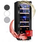 Klarstein Weink&uuml;hlschrank Vinovilla 17 Built-in Duo Weink&uuml;hlschrank 53 L 17...