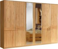 WIEMANN Kleiderschrank Lausanne, Dreht&uuml;renschrank, Schrank, W&auml;scheschrank, Erle