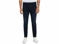 TOM TAILOR 5-Pocket-Jeans Josh in Used-Waschung, blau