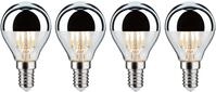 Paulmann LED-Leuchtmittel Tropfen Kopfspiegel 440lm 2700K 4,8W silber dim 230V,...