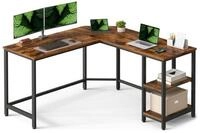 VASAGLE Schreibtisch L-f&ouml;rmiger Computertisch, Eckschreibtisch, Gaming, Homeoffice,