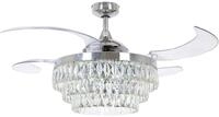 Fanaway Deckenventilator Deckenventilator Fanaway Veil Chrom mit Licht